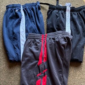 Kids Athletic Sweat Pants - Black, Blue, Gray